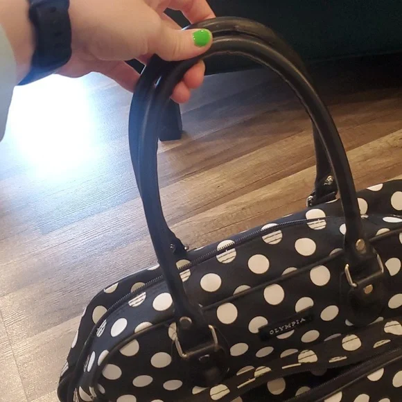 Olympia Polka Dot overnight bag - Picture 4 of 5